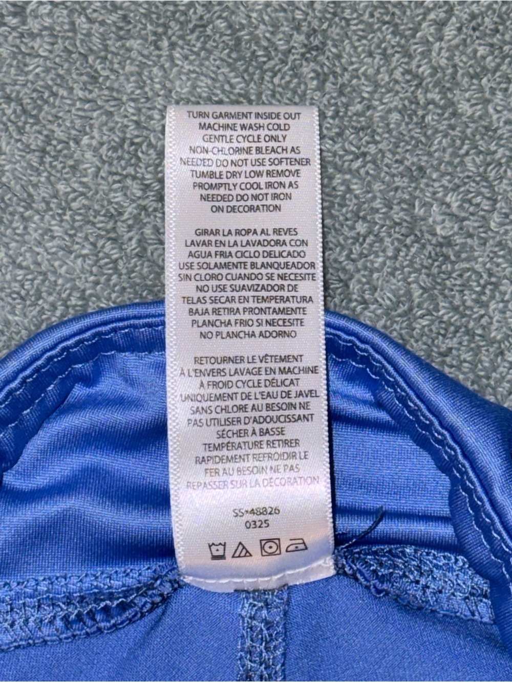 RBX Active Girls Blue Flare Yoga Pants with Side Pocket Size L 6X EUC - Picture 6 of 6